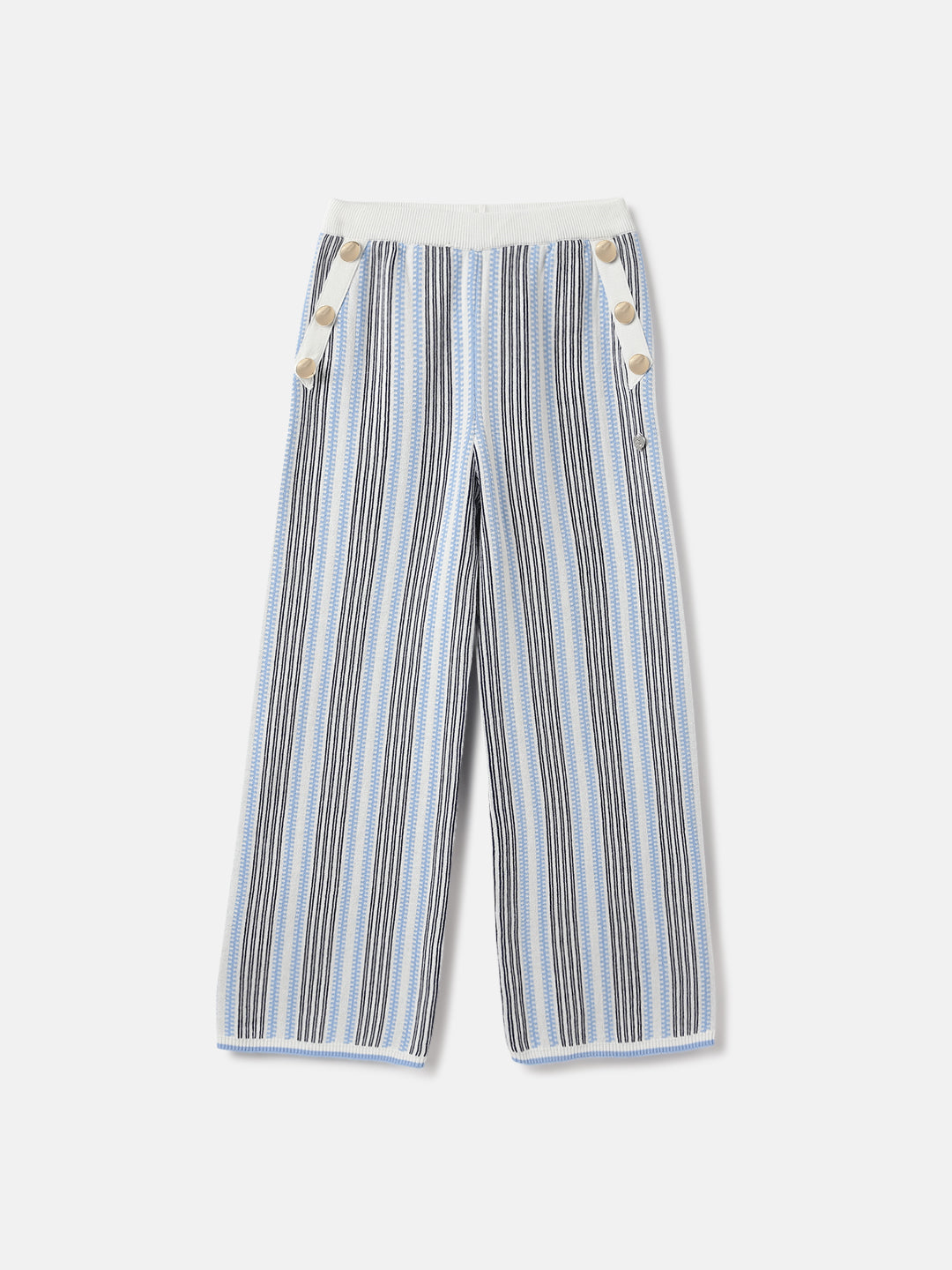 Blue Giraffe Kids Multi Straight Leg Striped Trouser