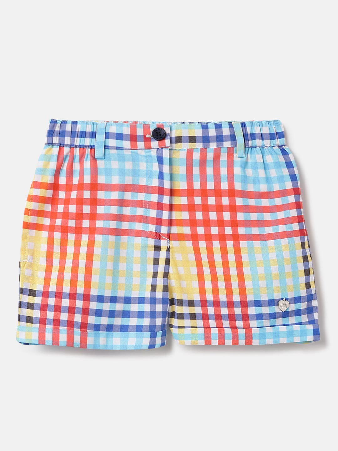 Blue Giraffe Kids Multi Regular Fit Printed Shorts