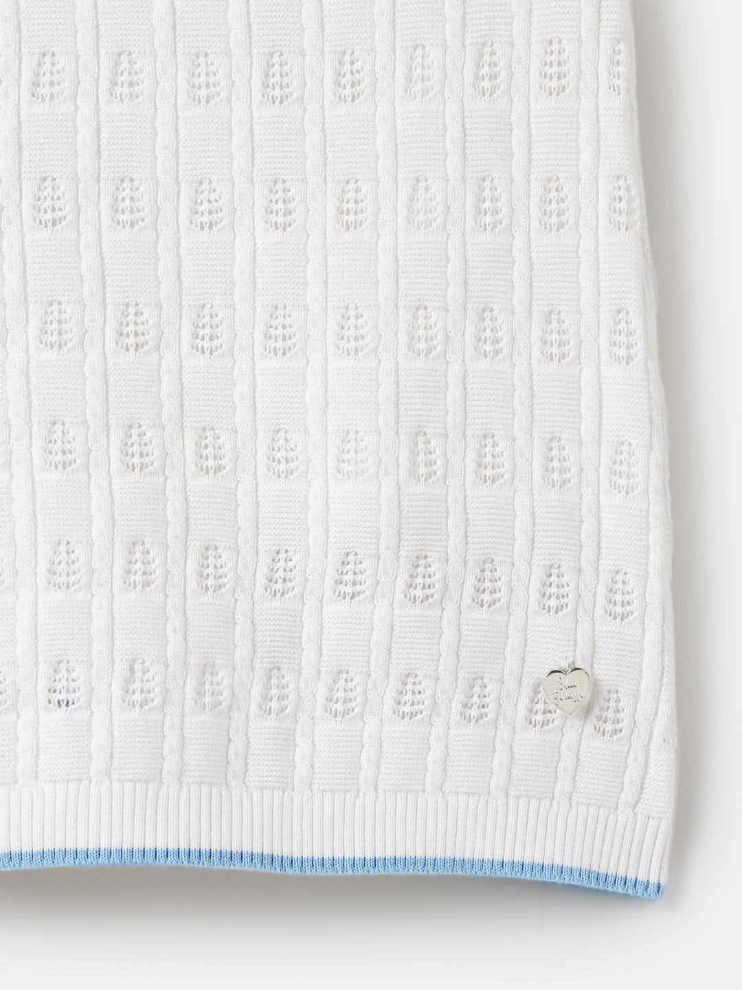 Blue Giraffe Girls White Regular Fit Solid Skirt