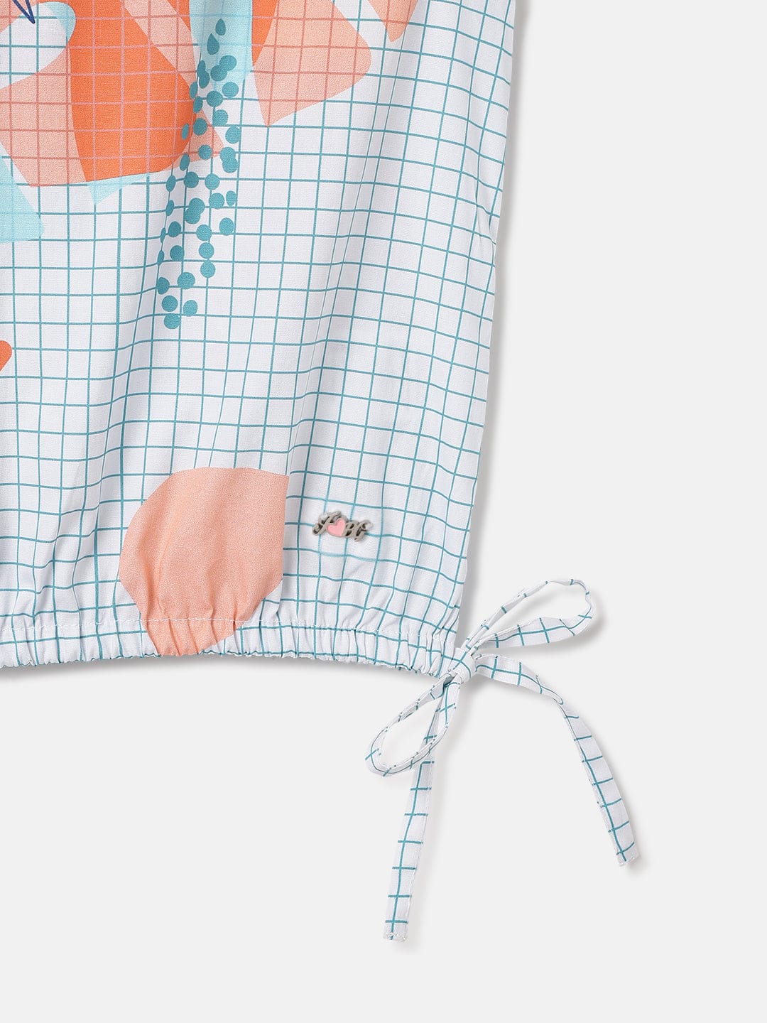 Blue Giraffe Kids Multi Printed Round Neck Top