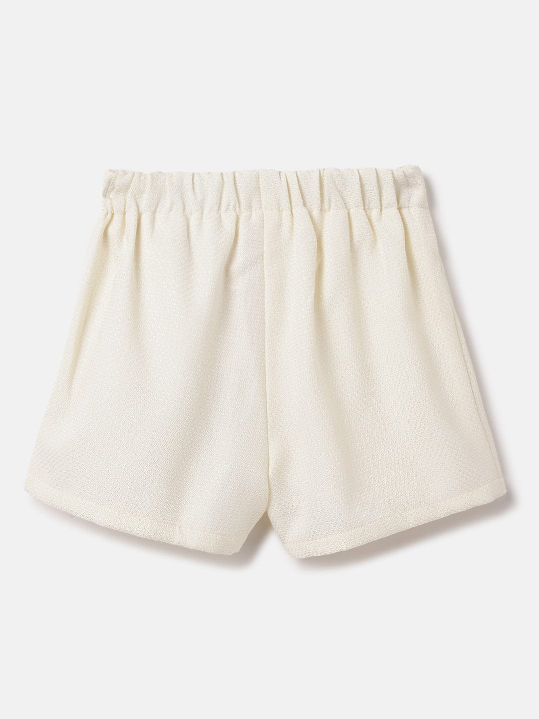 Blue Giraffe Kids White Regular Fit Solid Skort