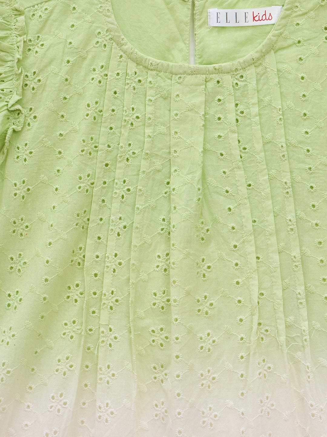 Elle Kids Multi Printed Round Neck Dress