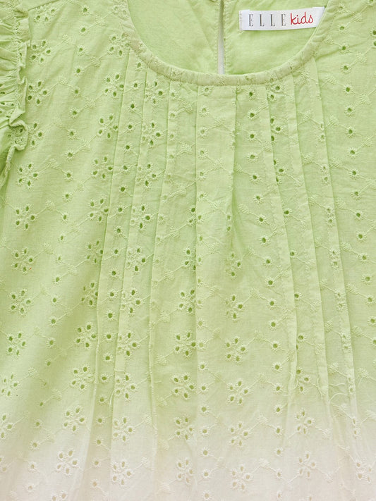 Elle Kids Multi Printed Round Neck Dress