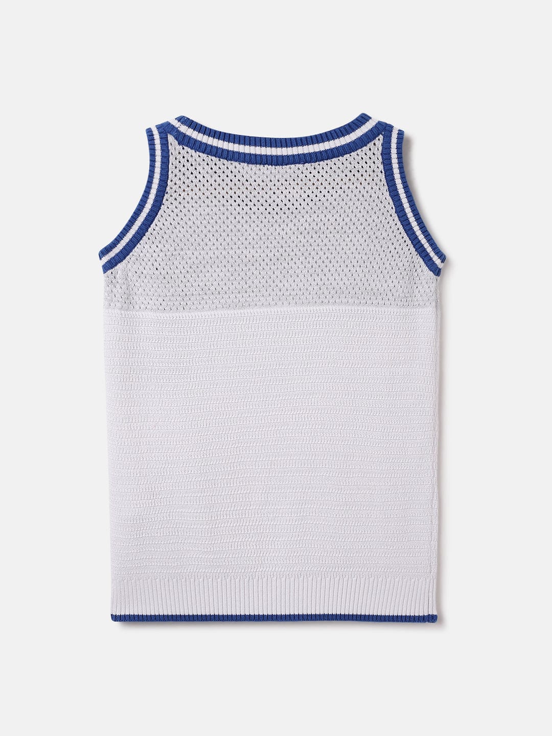 Elle Kids White Solid Round Neck Tshirt