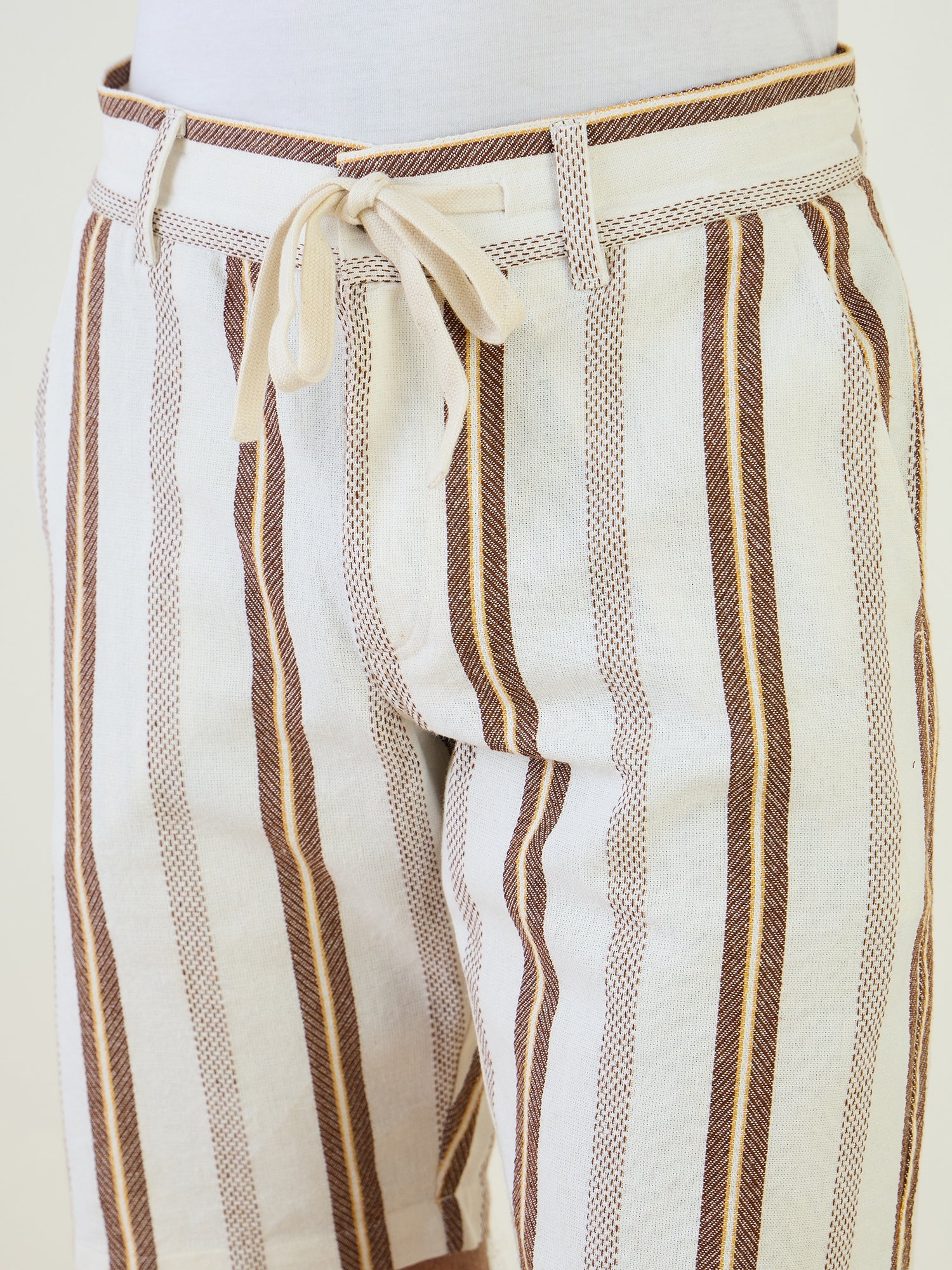 Iconic Men Beige Regular Fit Textured Shorts