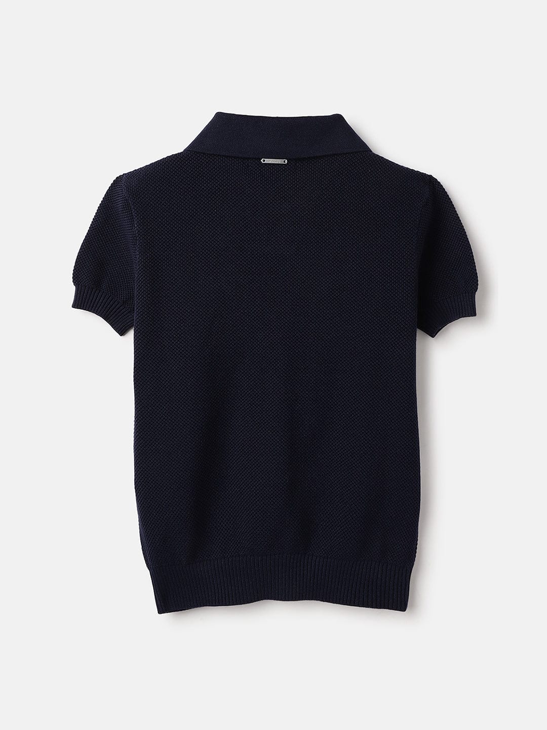 Antony Morato Boys Blue Solid Polo Tshirt