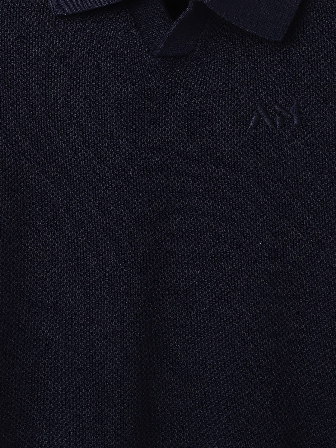 Antony Morato Boys Blue Solid Polo Tshirt