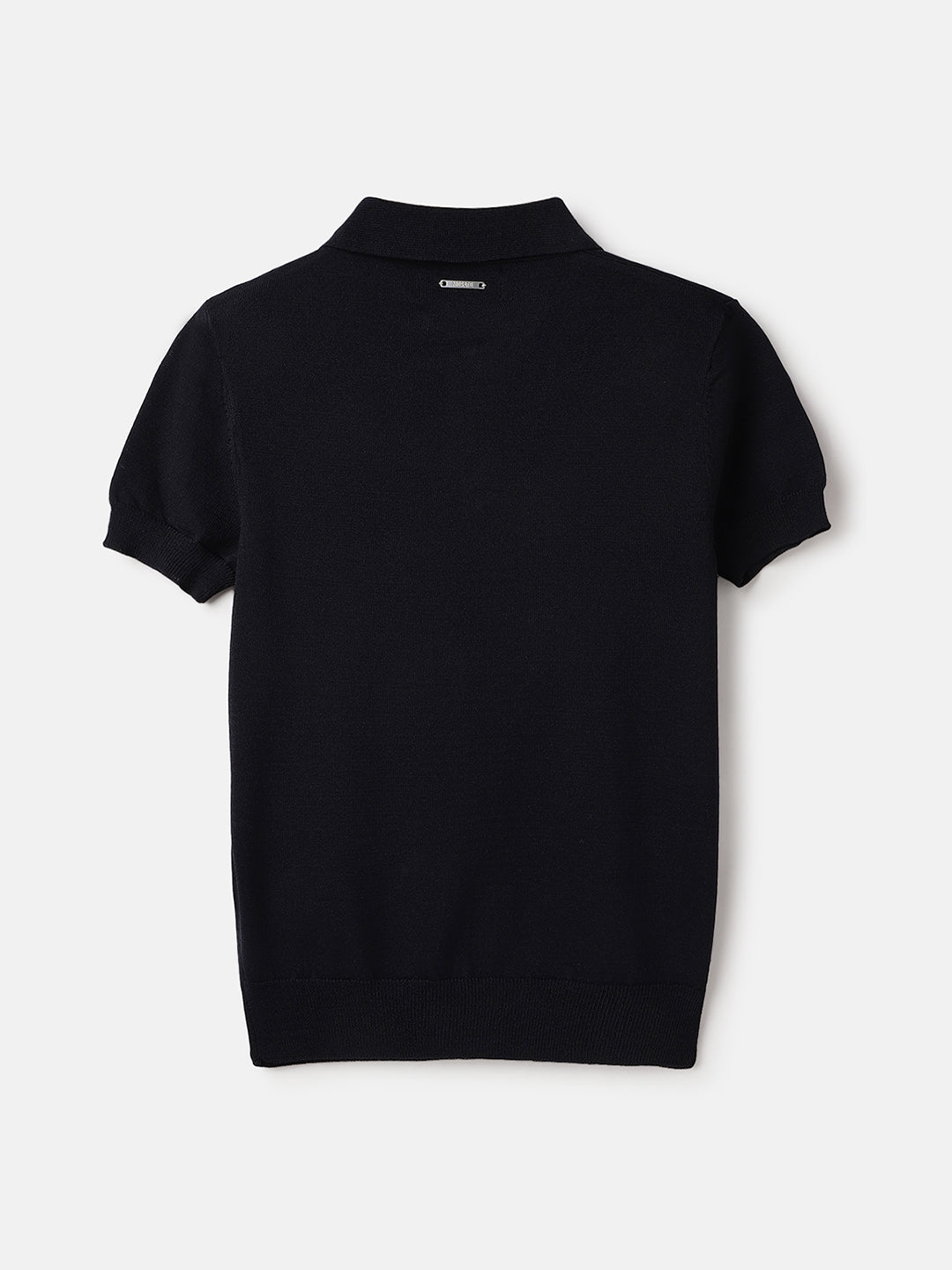 Antony Morato Boys Blue Solid Polo Tshirt