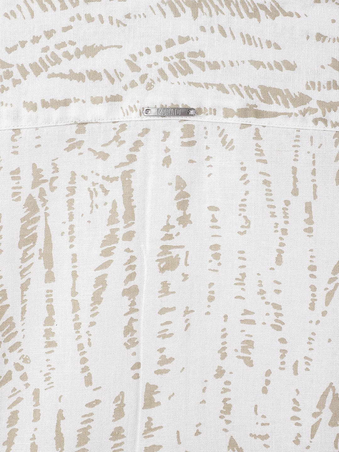 Antony Morato Boys Beige Printed Collar Shirt