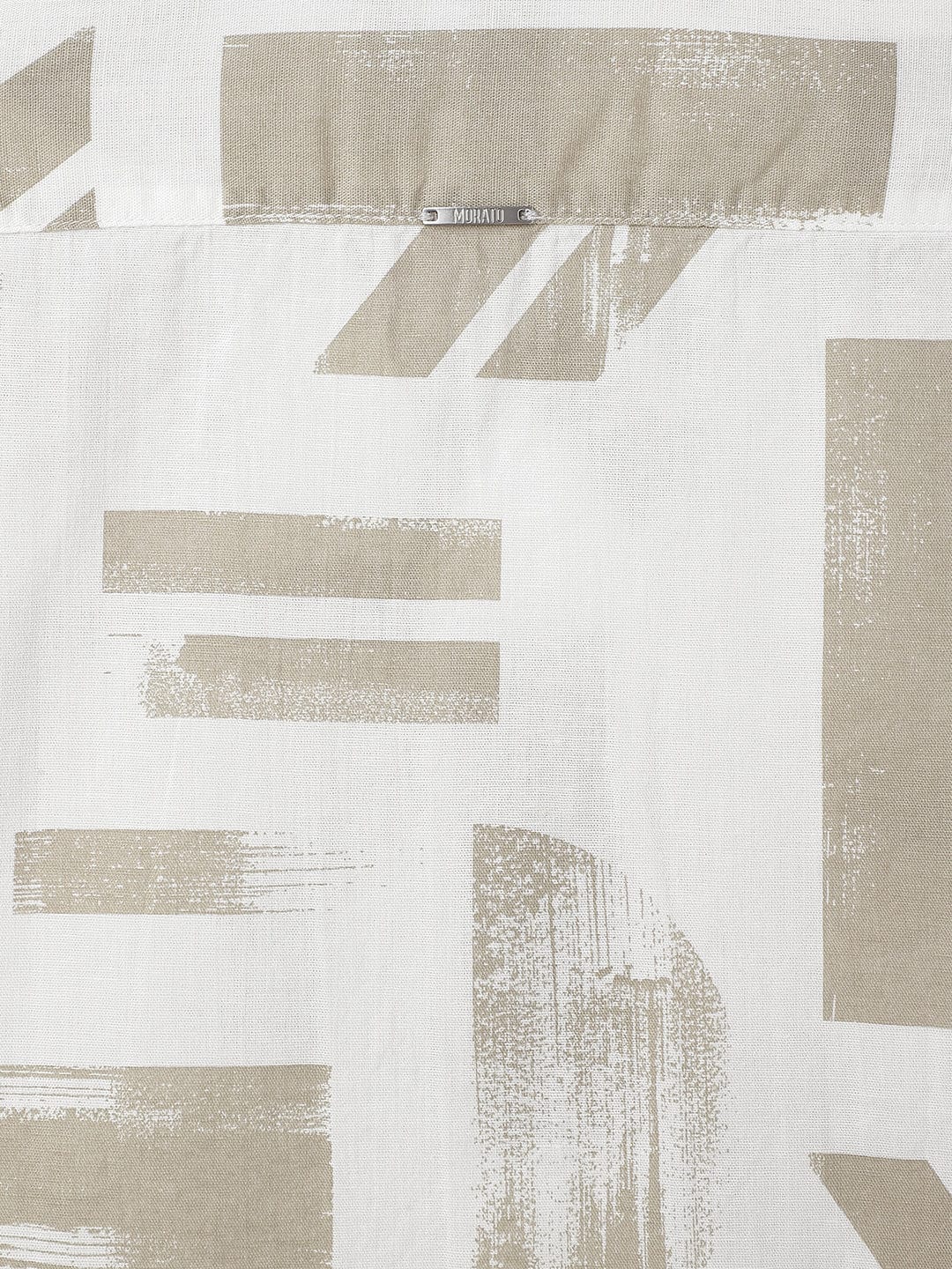 Antony Morato Boys Beige Printed Collar Shirt