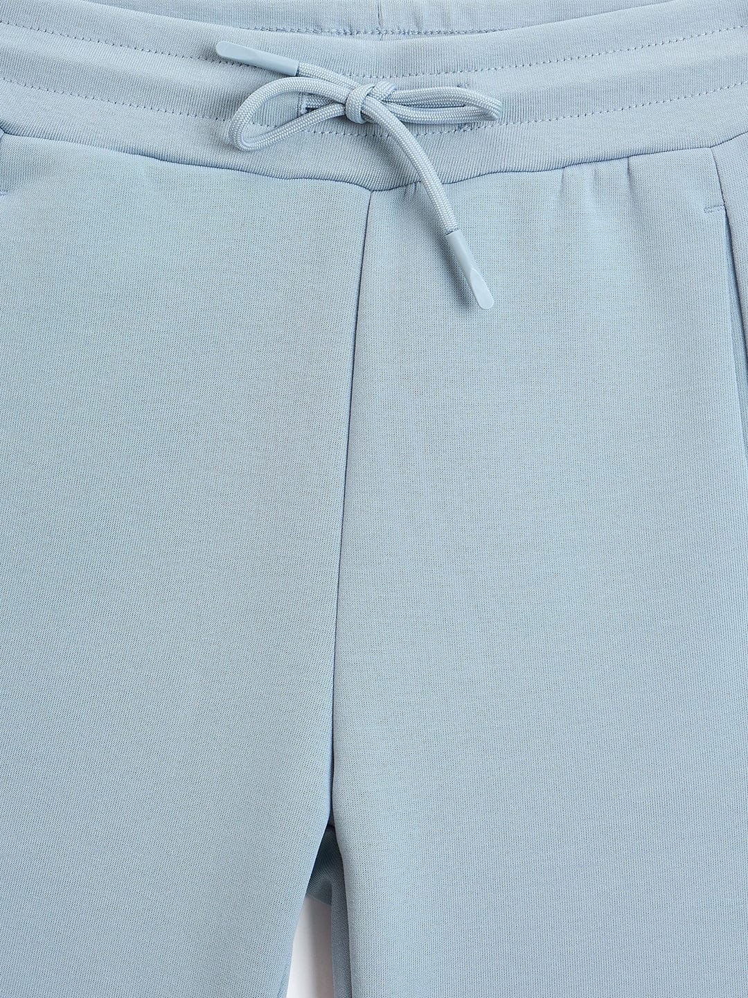 Antony Morato Boys Blue Regular Fit Solid Shorts