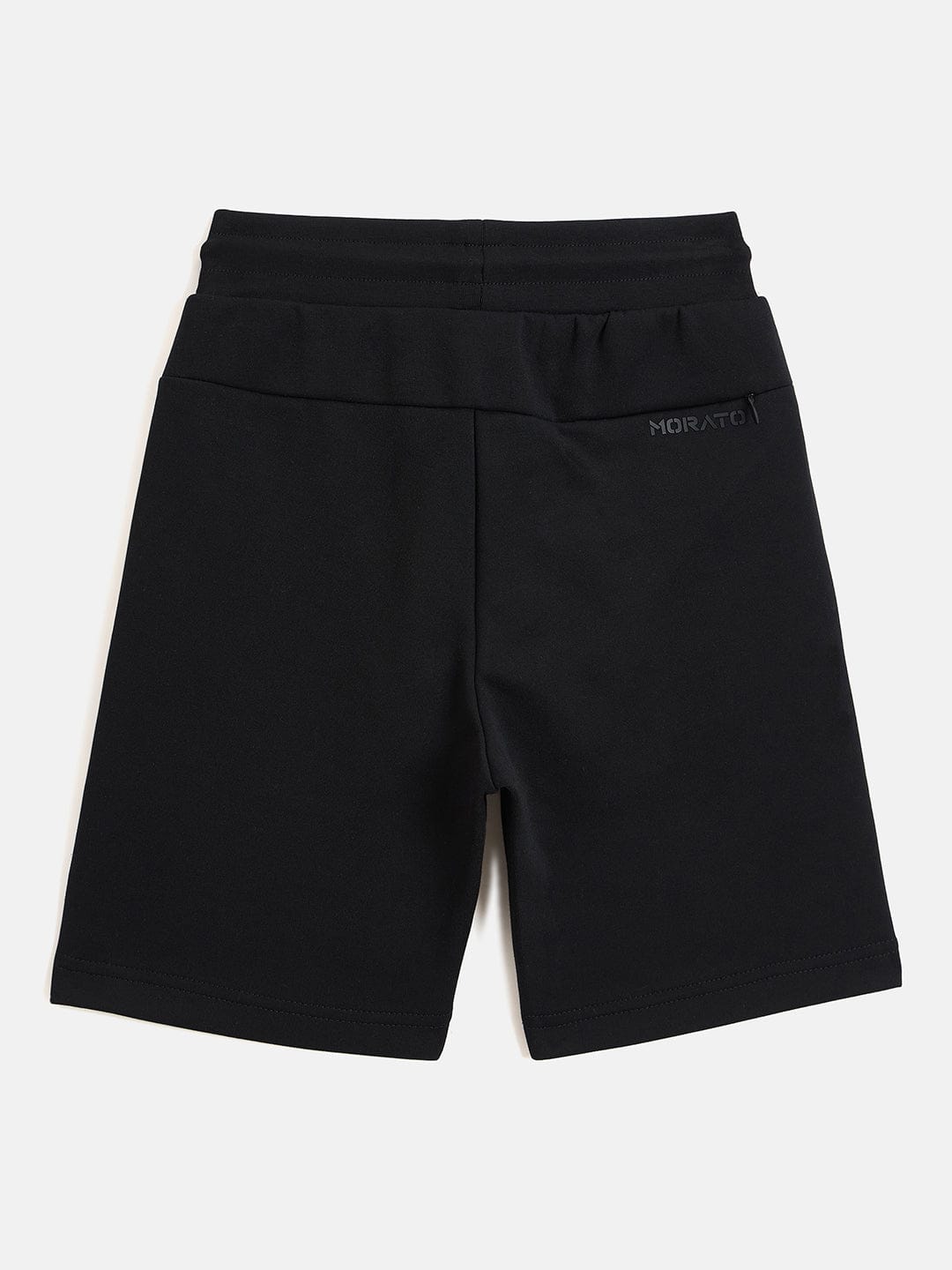 Antony Morato Boys Black Regular Fit Solid Shorts