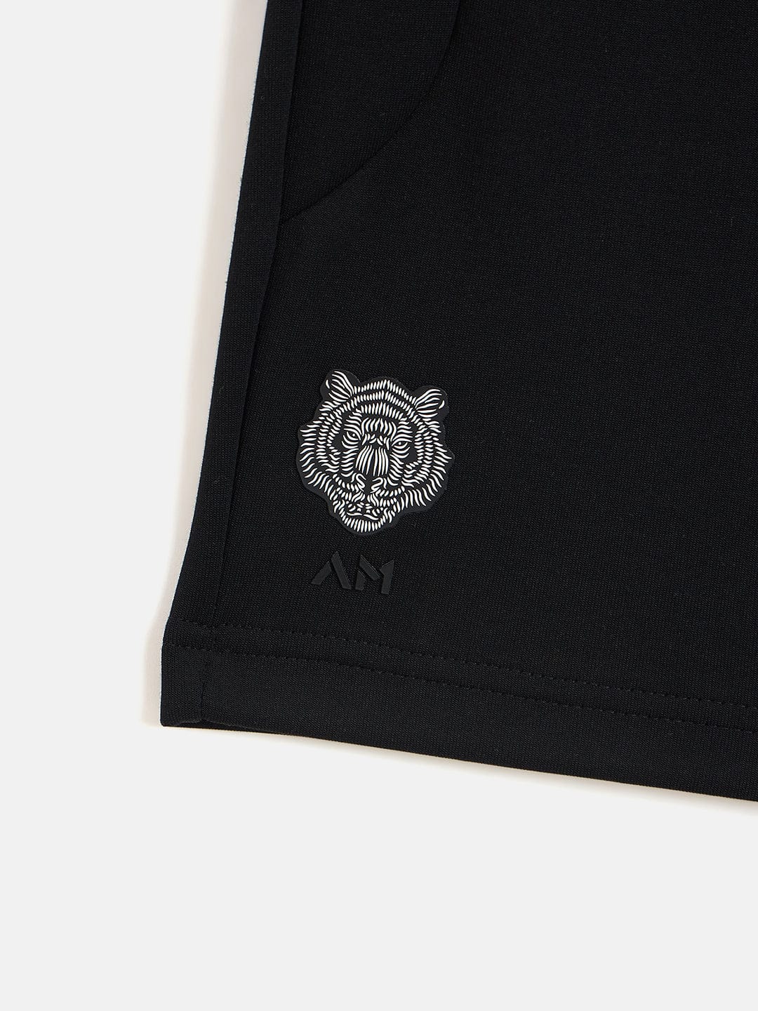 Antony Morato Boys Black Regular Fit Solid Shorts