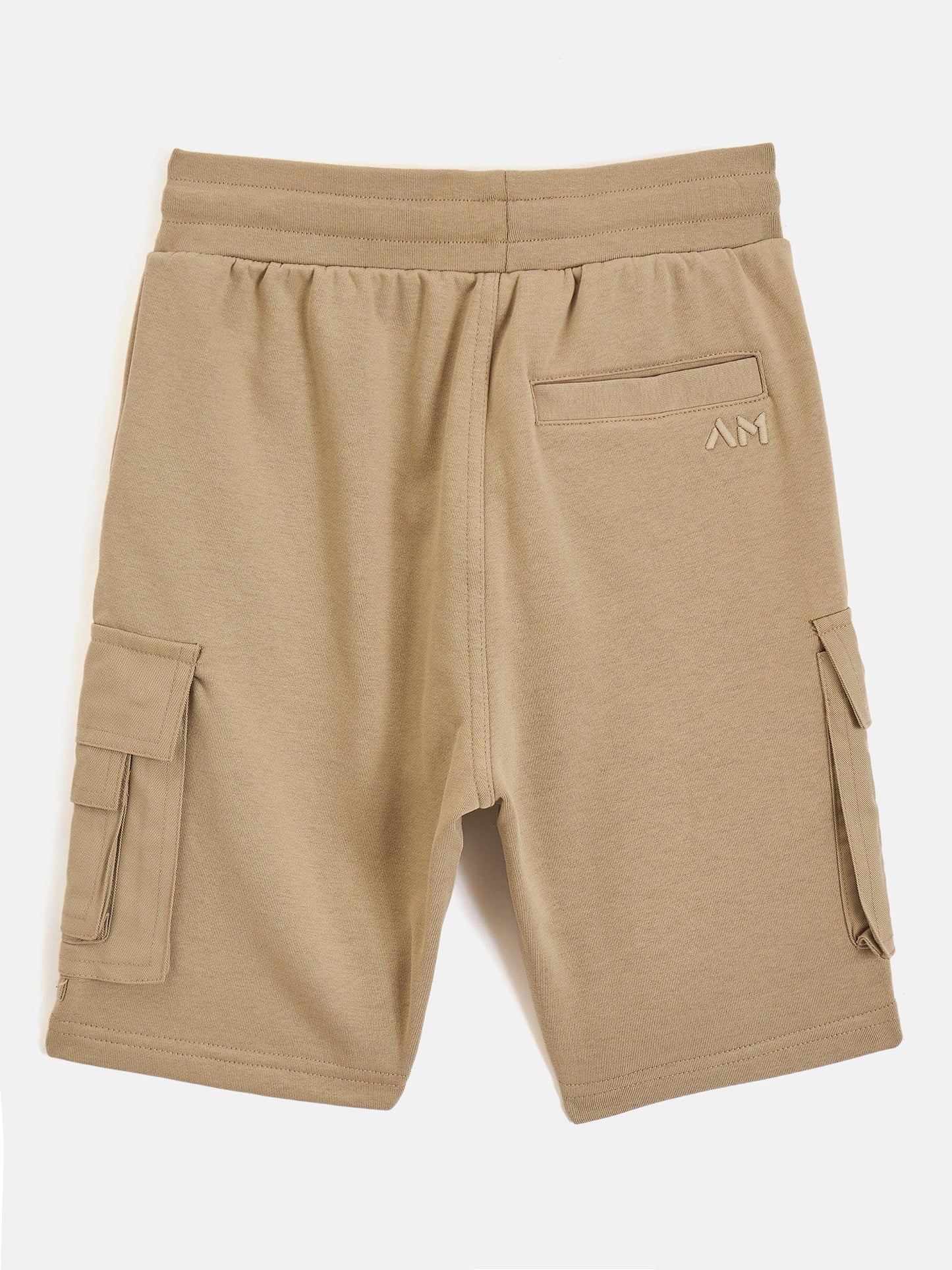 Antony Morato Boys Beige Regular Fit Solid Shorts