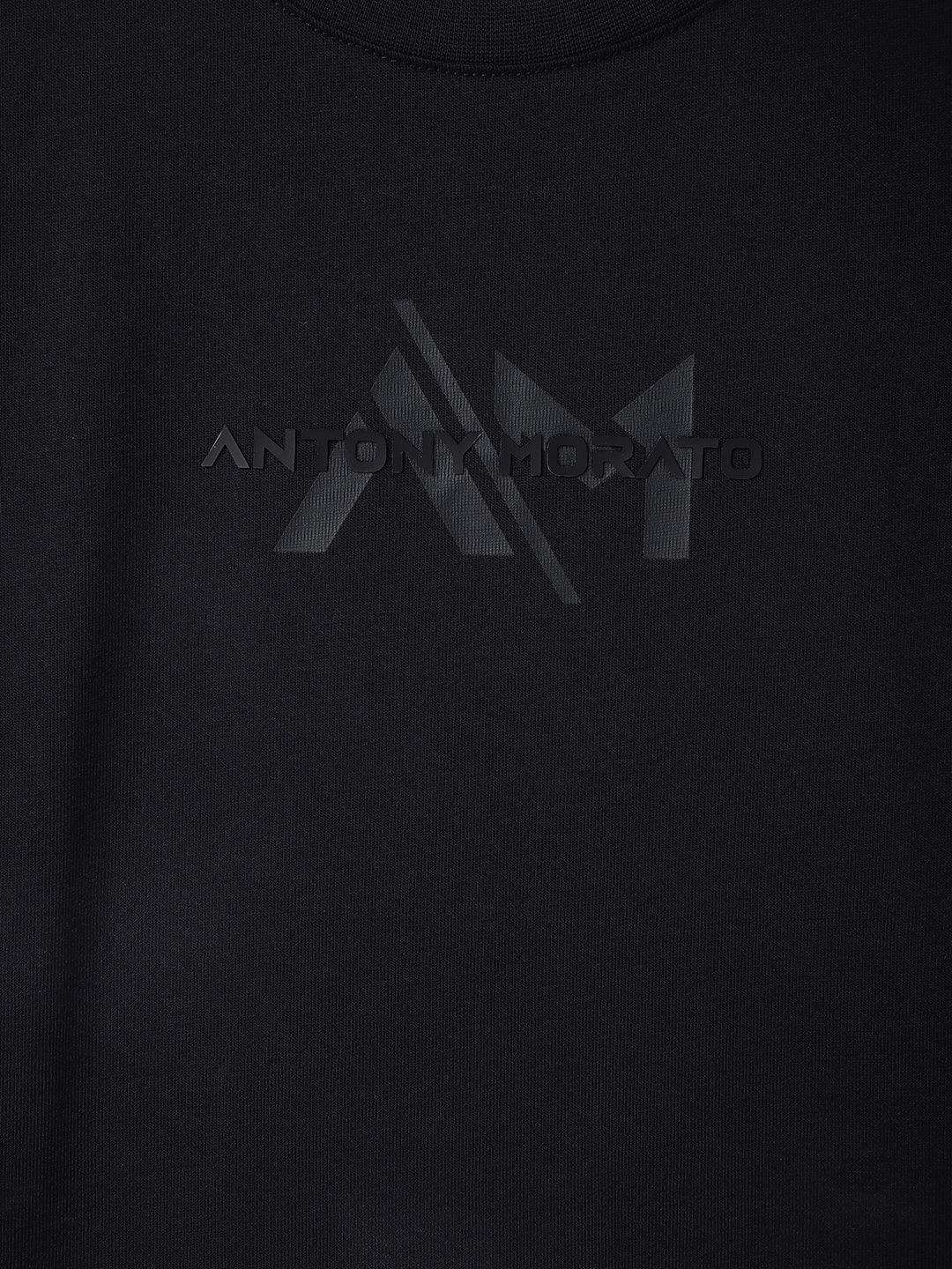 Antony Morato Boys Blue Placement Print Crew Neck TShirt