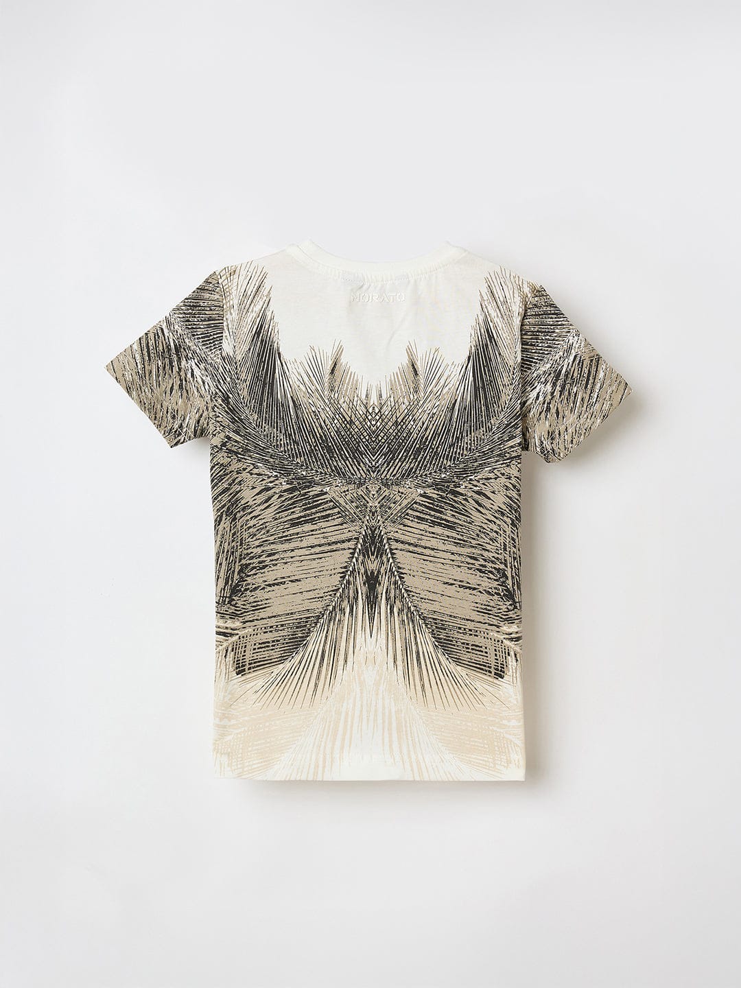 Antony Morato Boys Cream Graphic Crew Neck Tshirt