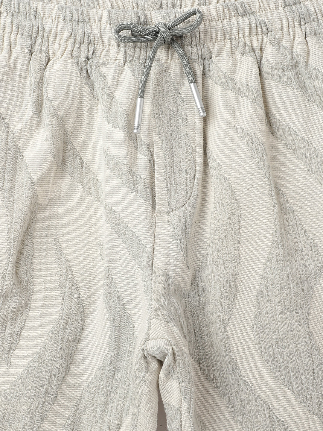 Antony Morato Boys Green Regular Fit Printed Shorts