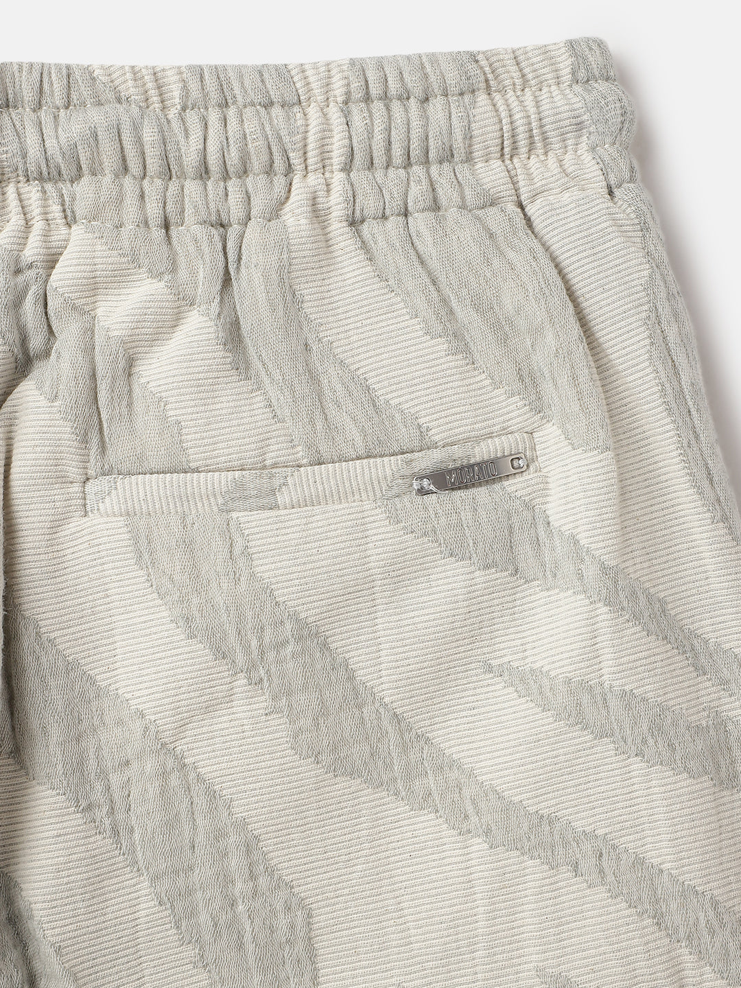 Antony Morato Boys Green Regular Fit Printed Shorts