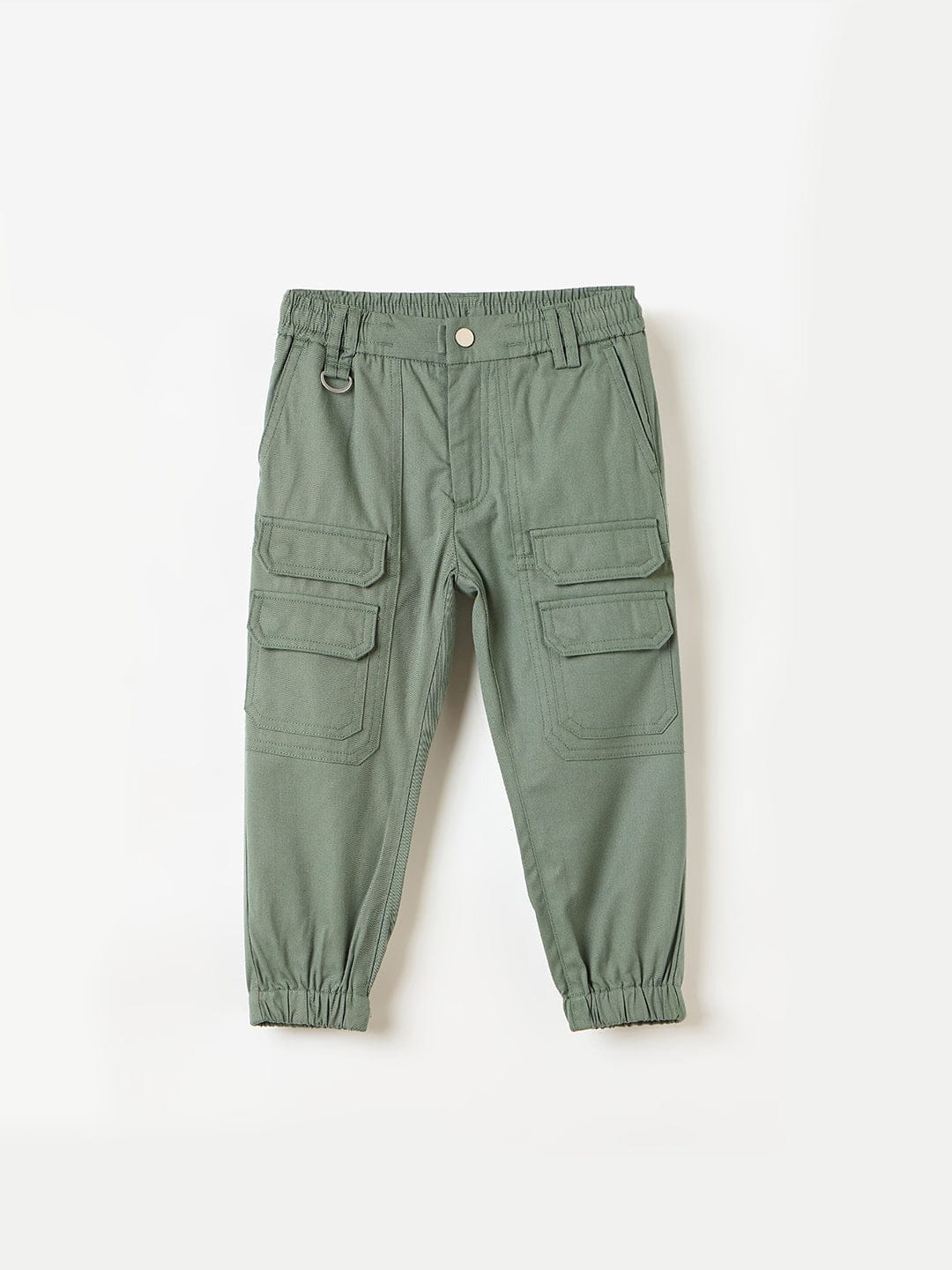 Antony Morato Boys Green Regular Fit Solid Trouser