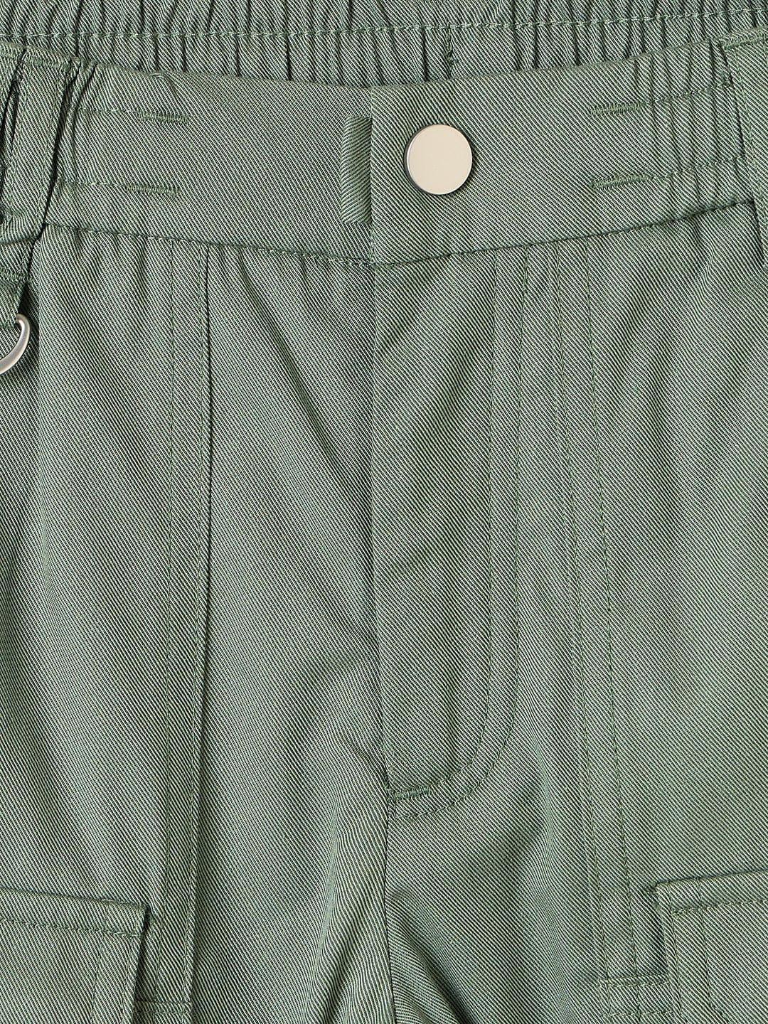 Antony Morato Boys Green Regular Fit Solid Trouser