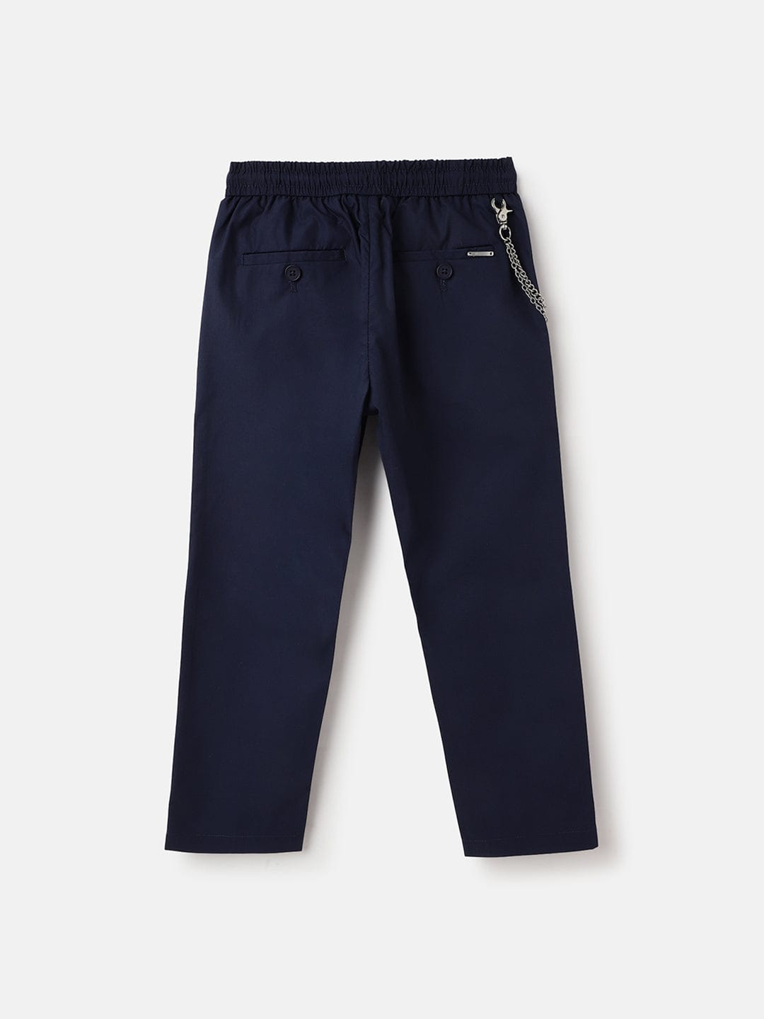 Antony Morato Boys Blue Carrot Fit Solid Trouser