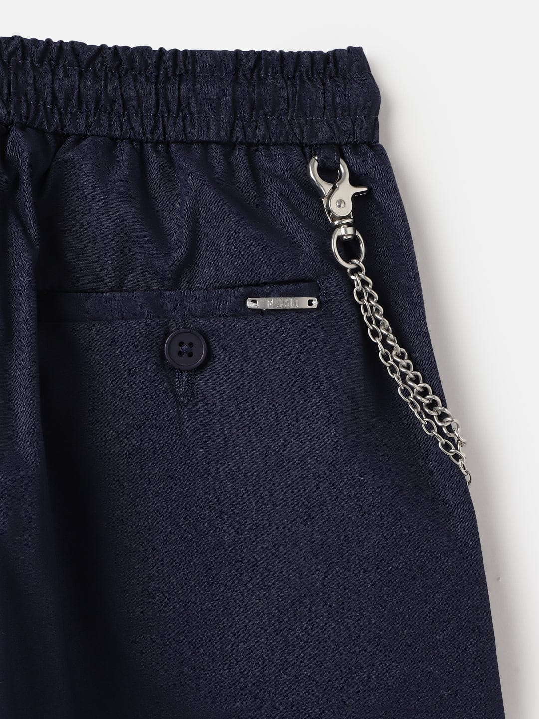 Antony Morato Boys Blue Carrot Fit Solid Trouser