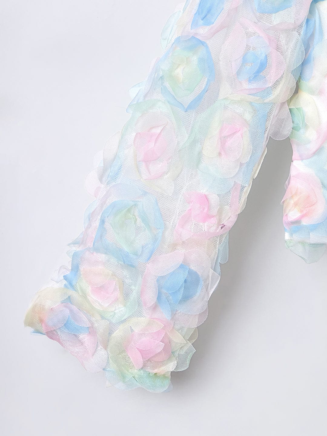 Blue Giraffe Girls Multicolor Solid U Neck Top