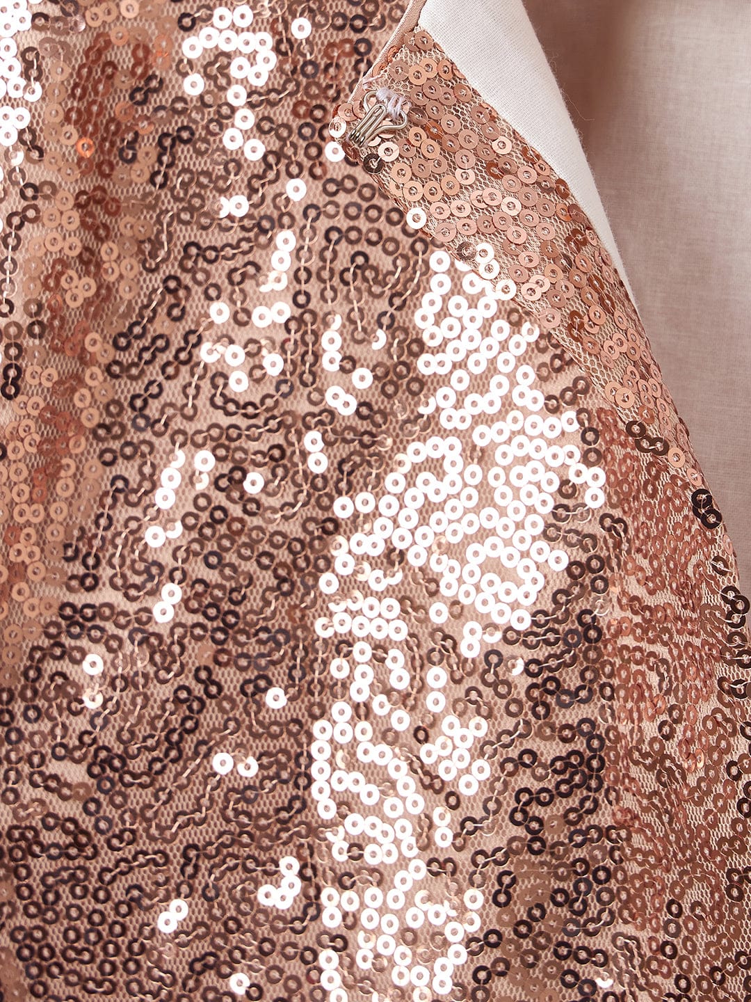 Blue Giraffe Girls Gold Solid U Neck Top