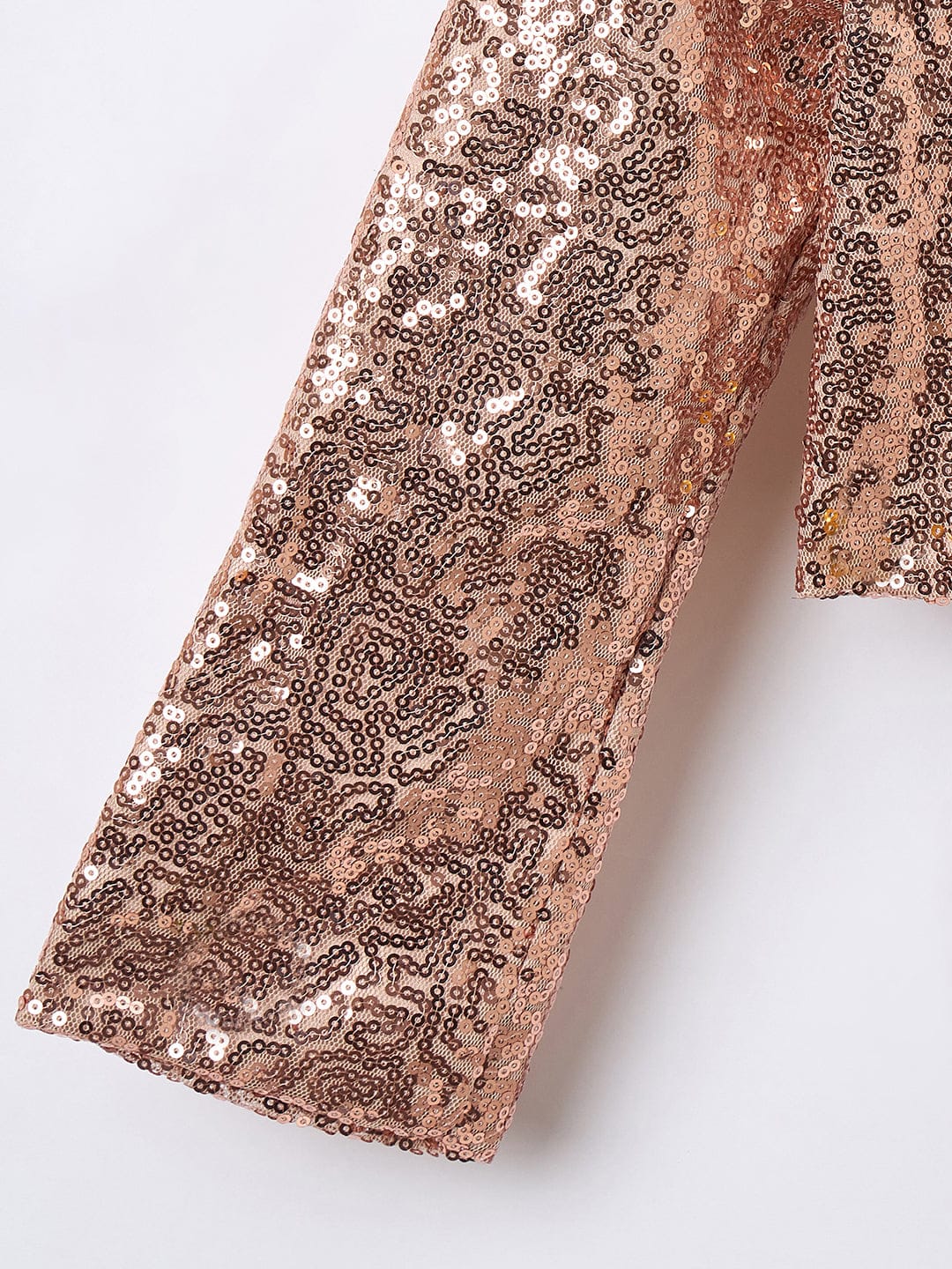 Blue Giraffe Girls Gold Solid U Neck Top