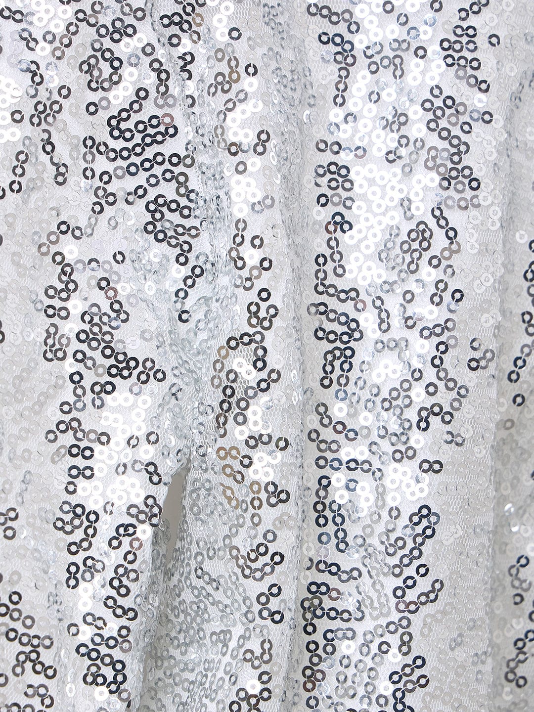 Blue Giraffe Girls Silver Solid U Neck Top