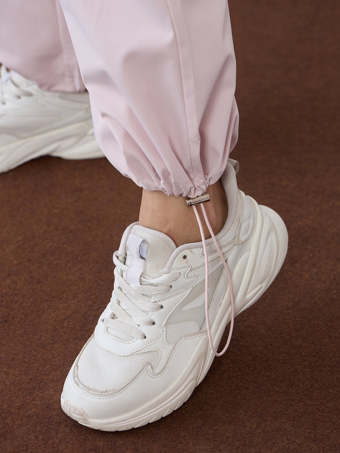 Iconic Women Pink Cargo Fit Solid Trouser