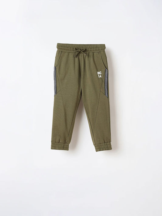 Blue Giraffe Boys Olive Jogger