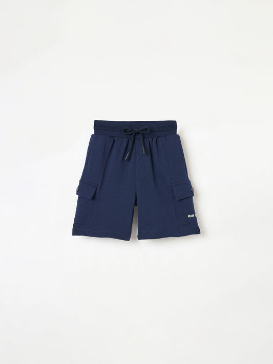 Blue Giraffe Boys Blue Shorts