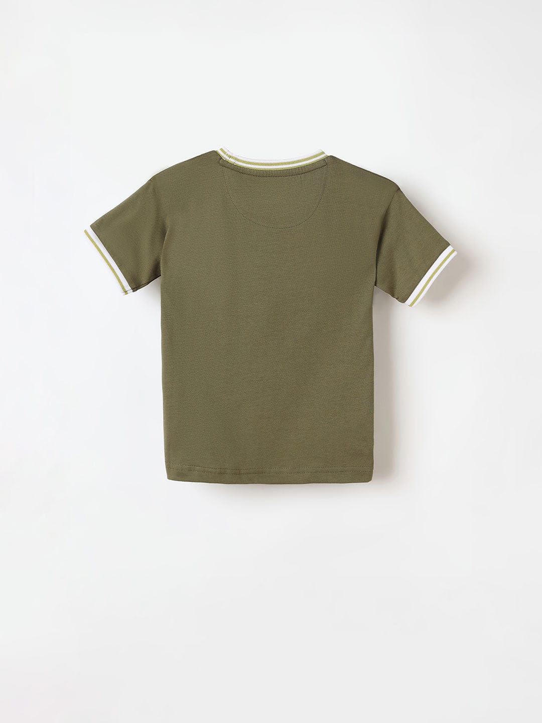 Blue Giraffe Boys Green Tshirt