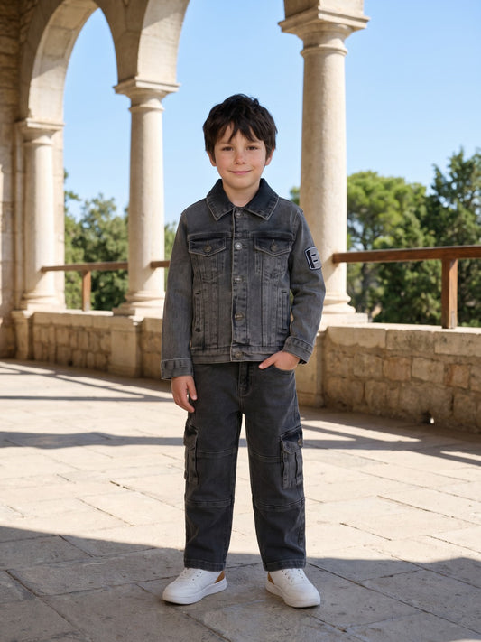 Blue Giraffe Boys Black Jeans