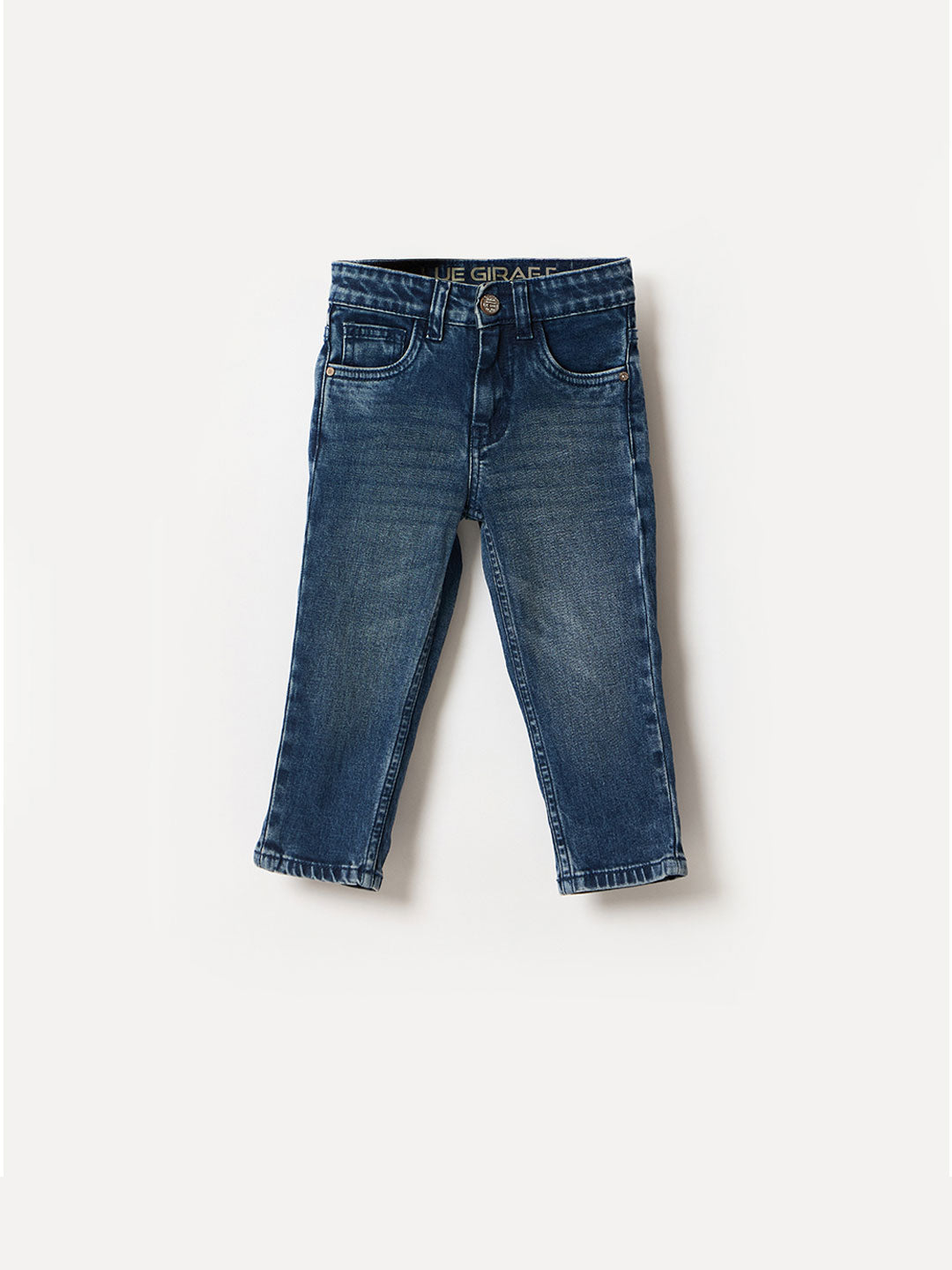 Blue Giraffe Boys Blue Slim Fit Jeans