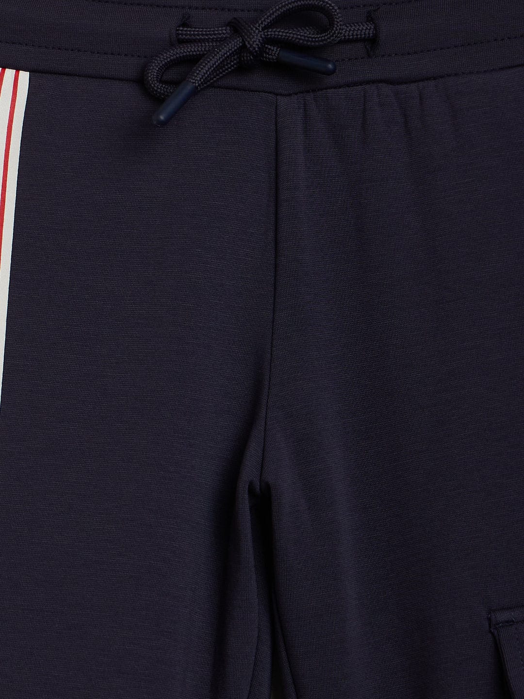 Blue Giraffe Boys Blue Jogger Fit Graphic Sweatpant