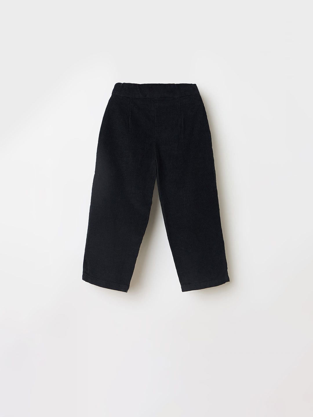 Blue Giraffe Girls Blue Regular Fit Solid Trouser