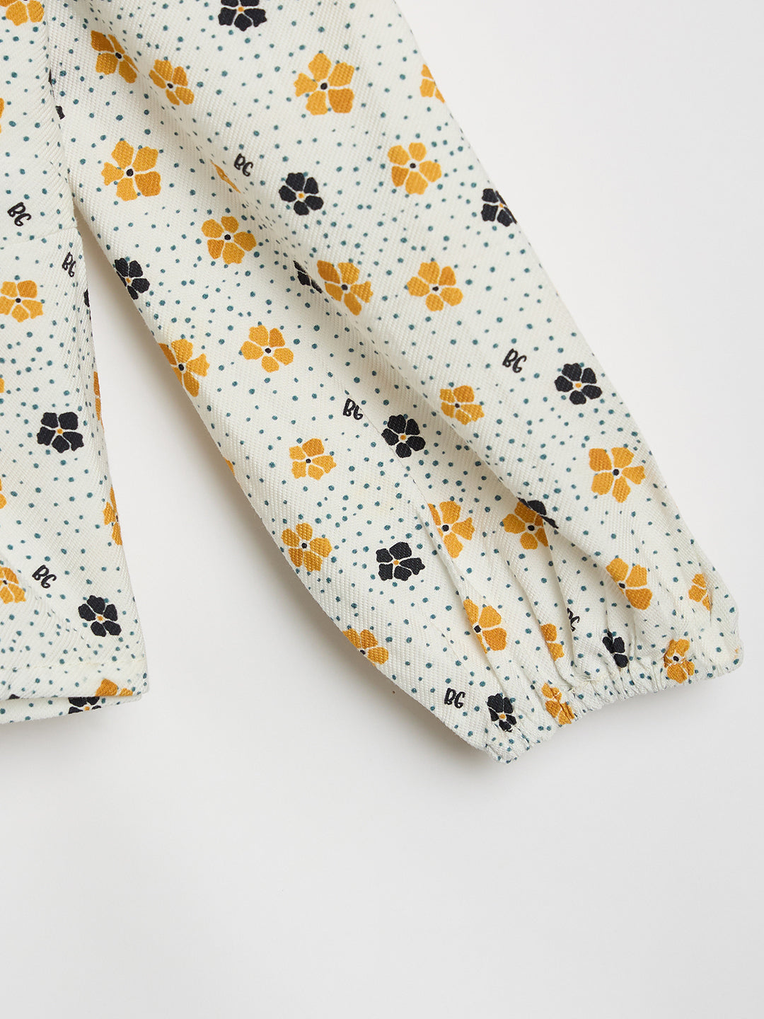 Blue Giraffe Girls Multicolor Printed Round Neck Top