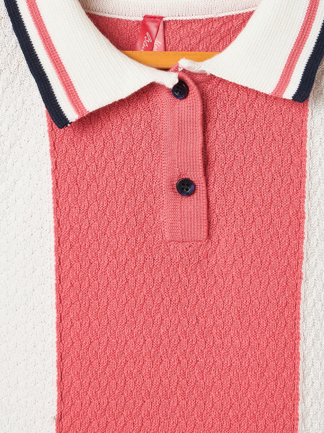 BLUE GIRAFFE Girls Multicolour Colorblock Shirt Collar Dress