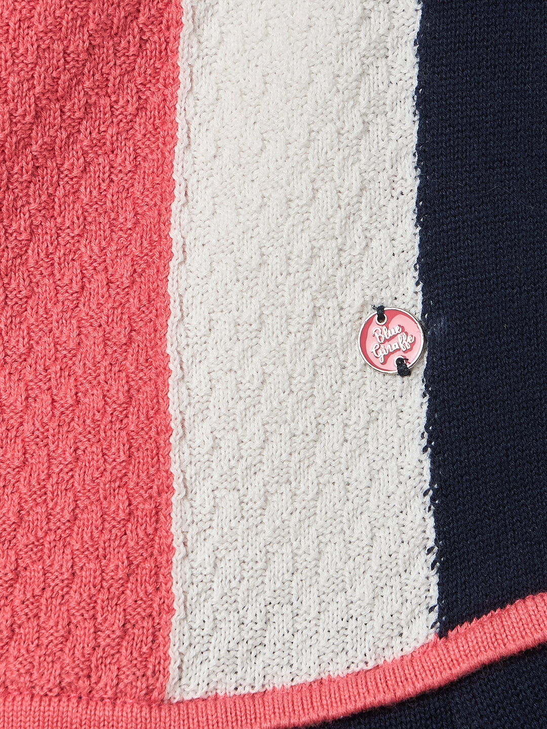 BLUE GIRAFFE Girls Multicolour Colorblock Shirt Collar Dress