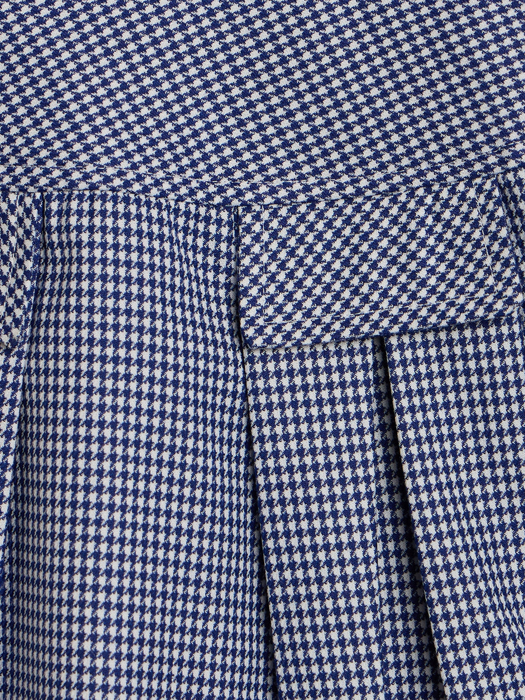 Blue Giraffe Girls Multicolor Regular Fit Checks Skirt