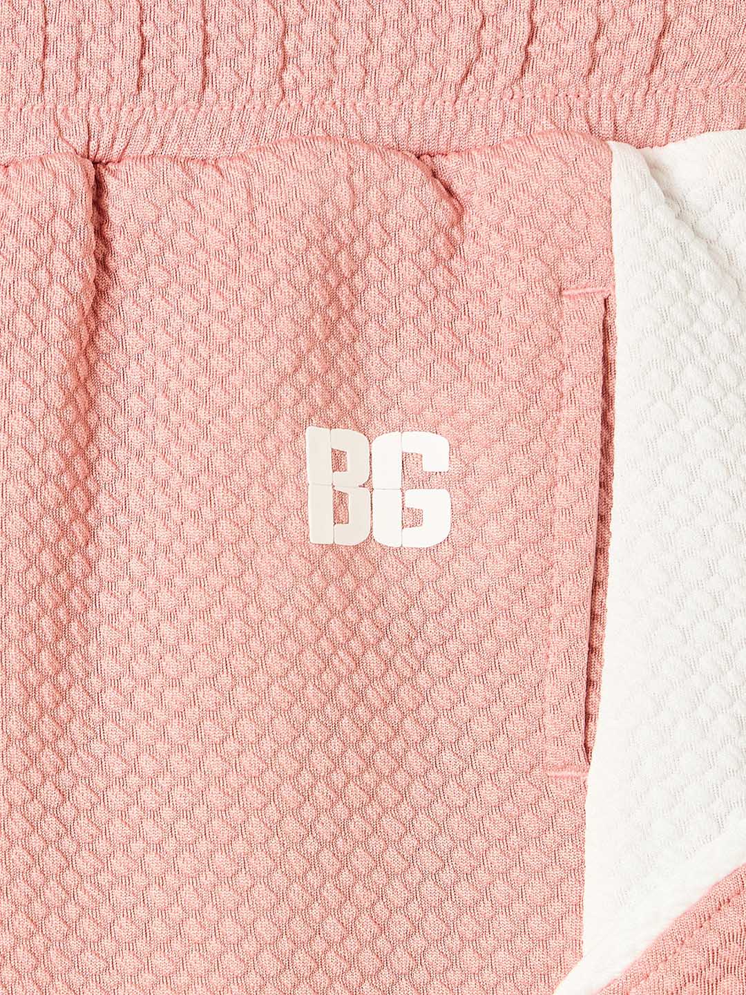 Blue Giraffe Girls Blue Regular Fit Coloublocked Skirt