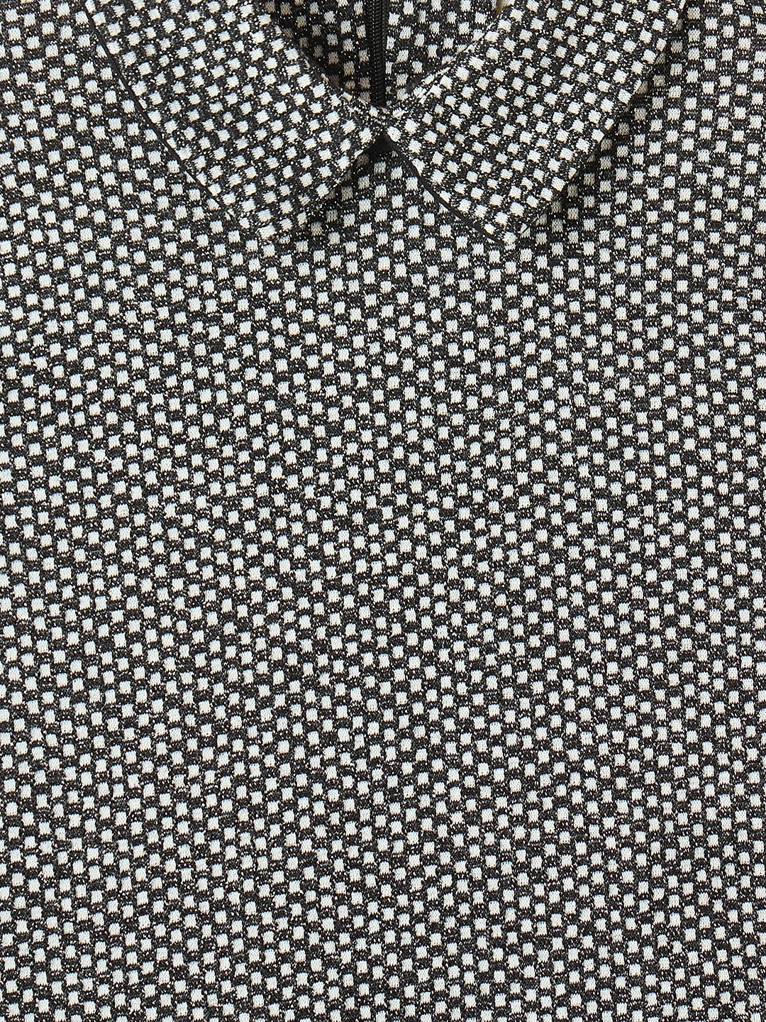 Elle Kids Black Solid Round Neck Dress