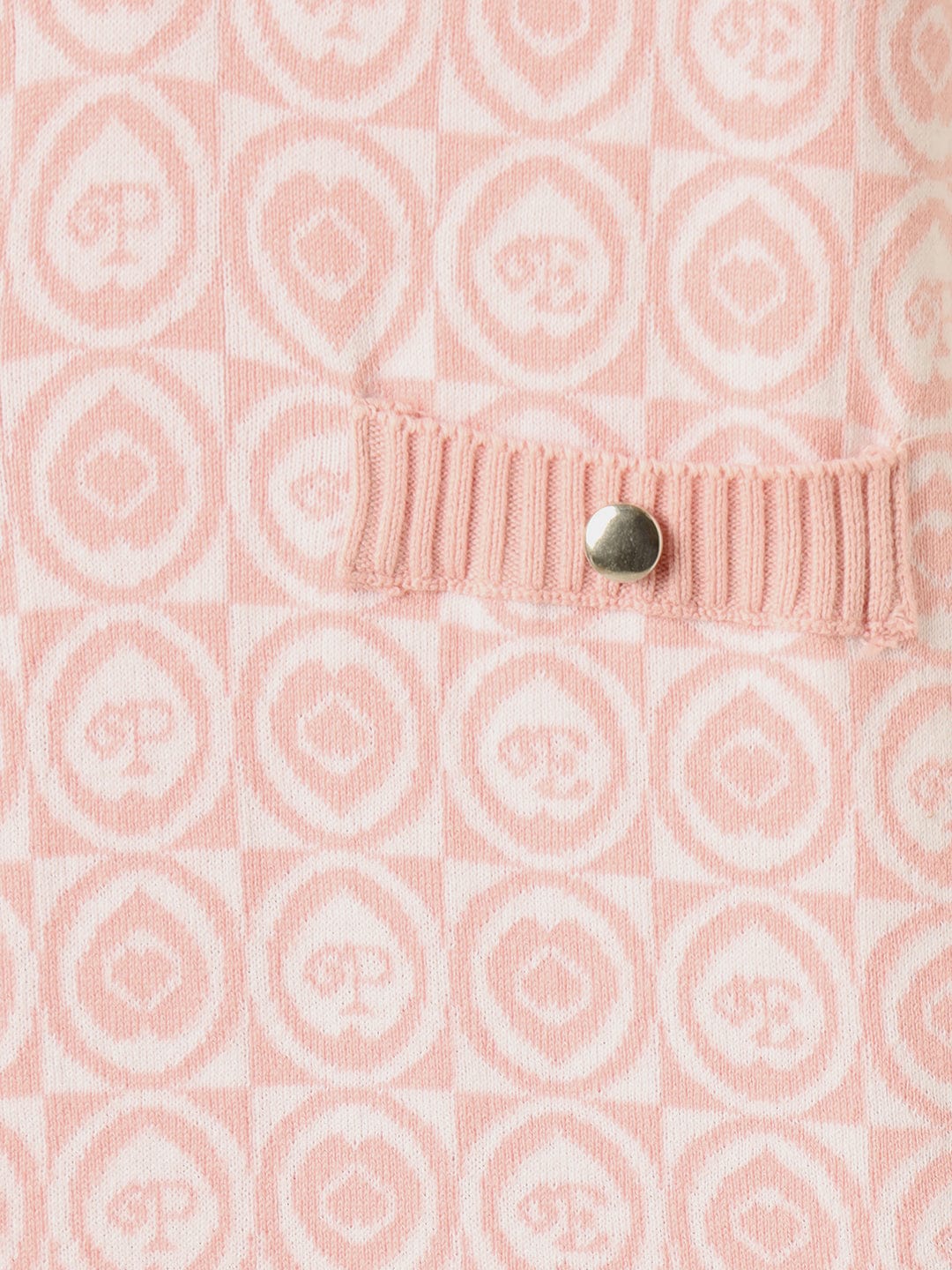 ELLE Girls Pink Crew Neck Dress
