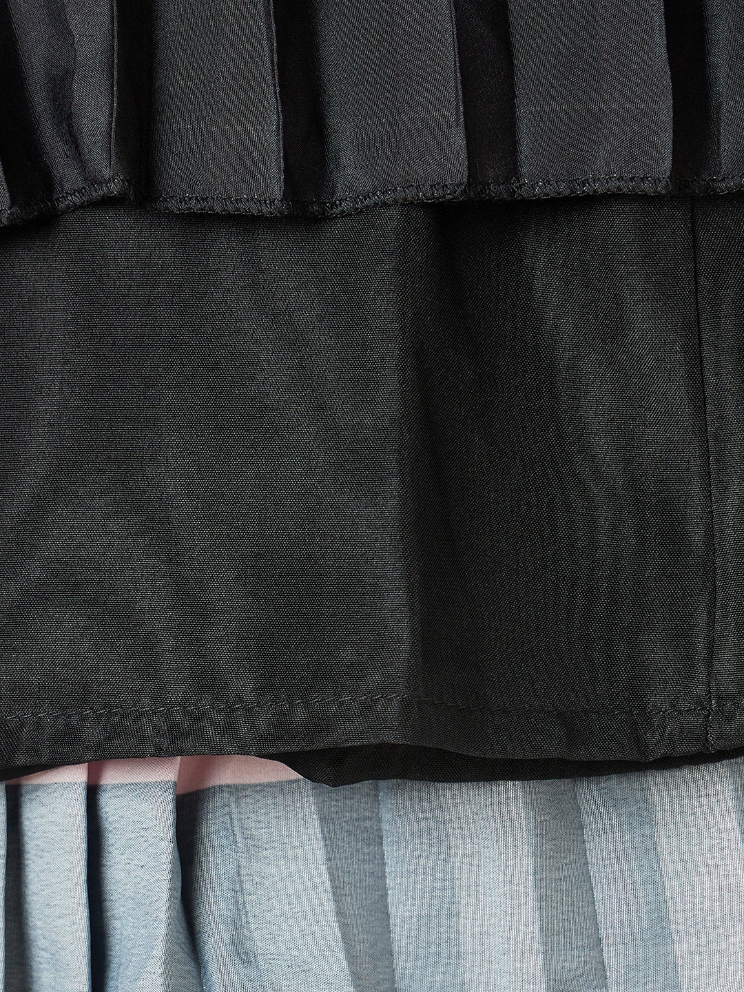 Elle Kids Pink Aop Crew Neck Dress