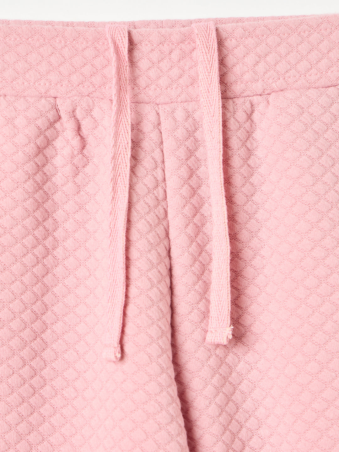 Elle Kids Beige Fit And Flare Solid Sweatpant