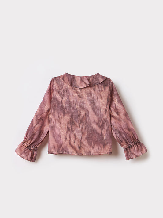 Elle Kids Multi Printed Round Neck Top