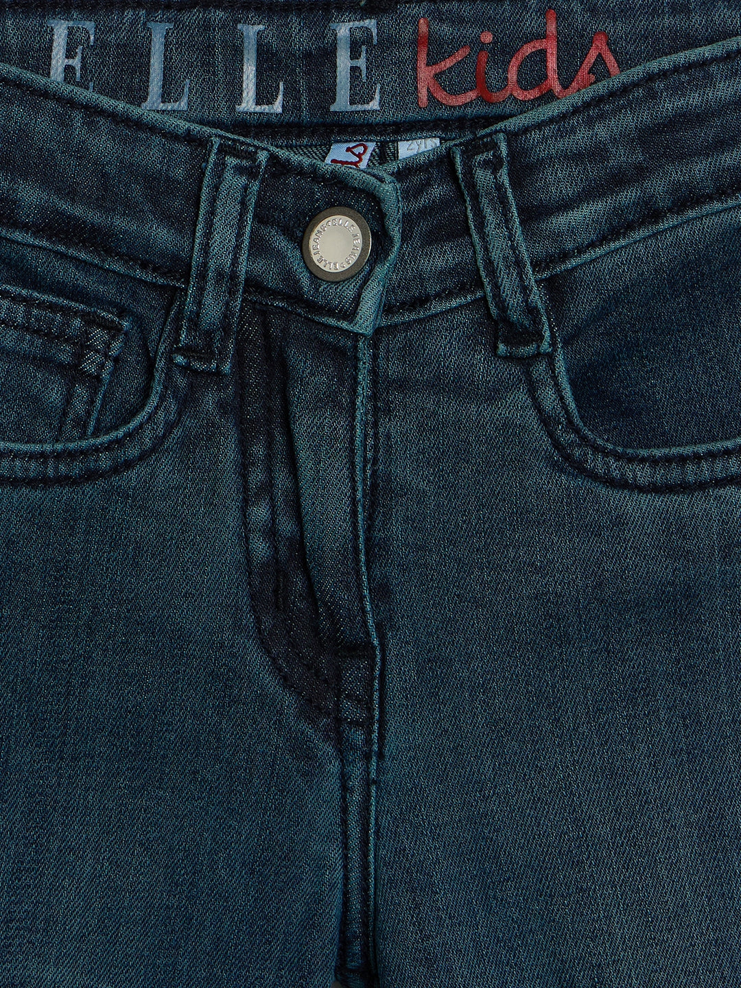 Elle Kids Blue Oversized Denim Jeans