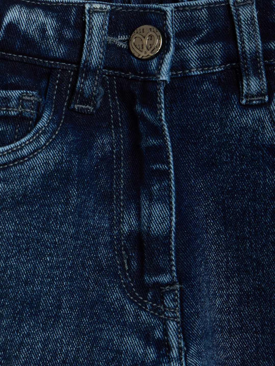 Elle Kids Blue Slim Fit Denim Jeans
